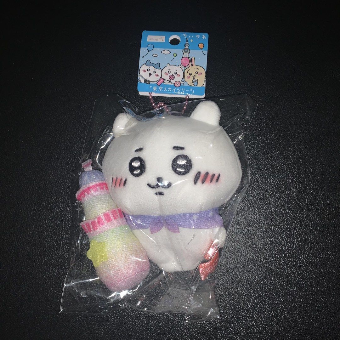 Chiikawa Tokyo Skytree Plush Keychain (Category: Plushies & Soft Toys) located in Pasig City. Submitted by labuboom (Listing ID 1427669140, Image 1). Description: wts lfb chiikawa plush keychain • brand new, with tag • bought from tokyo, japan • for sale only • mop: gcash, bank transfer • mod: grab express, lalamove only • can also do meet-ups 📍pasig city.