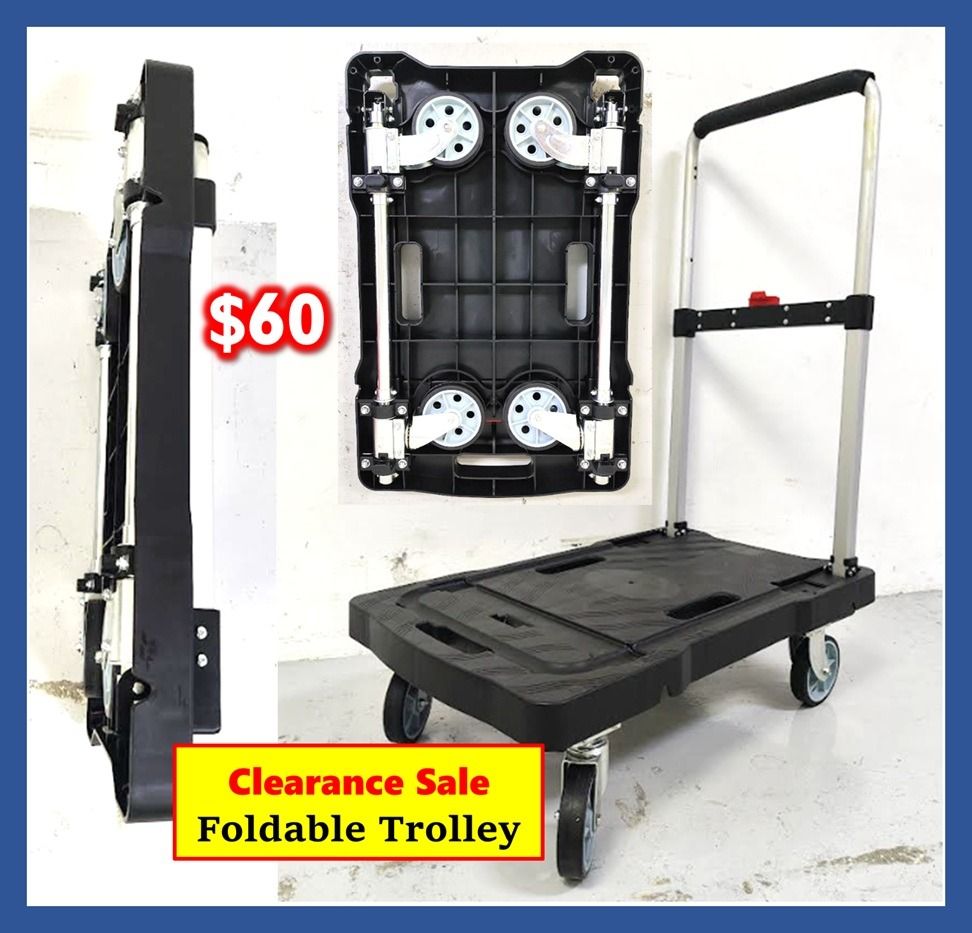 (Closing Down Sale) High Quality Foldable Trolley