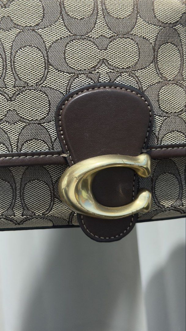 Coach Soft Tabby Jaquard Maple (Category: Luxury Bags & Wallets) located in Pasay City. Submitted by theluxefinds.phonhand (Listing ID 1427641696, Image 2). Description: Retail Coach Bag 30k plus SRP With dustbag and box Signs of usage please see pic needs cleaning and spa Rare piece Selling low releasing items from 13k selling now 9900 .