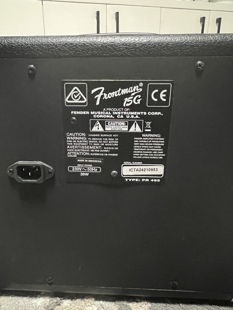 Fender 15g Amplifier (Category: Soundbars, Speakers & Amplifiers) located in Bacoor. Submitted by julian_mcpsn (Listing ID 1427718975, Image 3). Description: RUSH SELL NEGO.