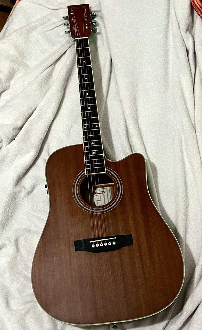FERNANDO DF-SAPELE (Category: Musical Instruments) located in Pasay City. Submitted by crewonthego (Listing ID 1427664766, Image 2). Description: Selling my Fernando Guitar that I bought in JB MUSIC original price is 6,885 this year january. Used less than 5x. Nka display lng sa room ngaun. Hindi na gngmit. Selling for only 5k slight nego for sure buyer. Fernando - DF-SAPELE Dreadnought Acoustic Guitar (Acoustic-Electric Guitar) (Dreadnought) Key