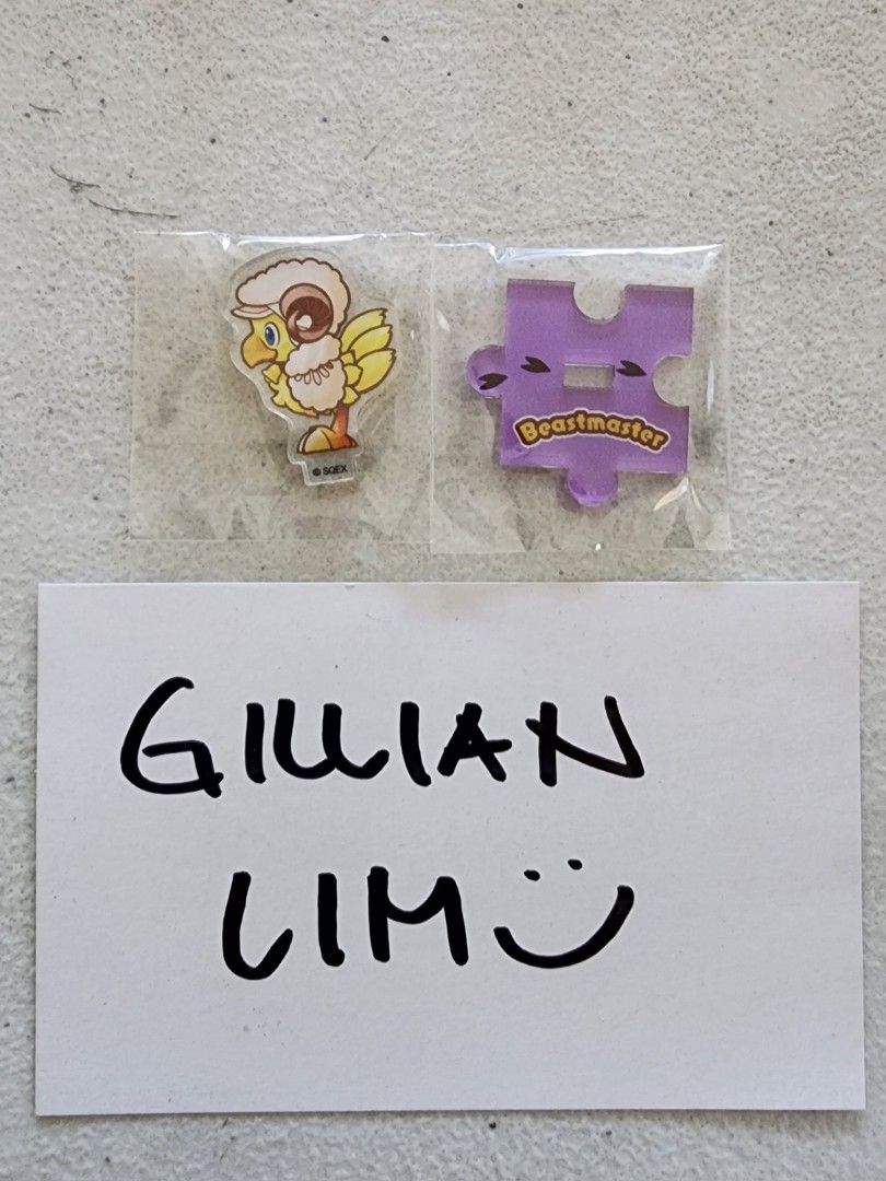 Final Fantasy Chocobo Mini Acrylic Stand (Category: Character Goods) located in Manila. Submitted by sam.shil (Listing ID 1427668340, Image 1). Description: ⚠️ Shipping to be shouldered by buyer 📦 Shipping via Flash Express/LBC/Lalamove from Pque/Manila 🧍‍♀️ Can do meetup at Glorietta, Makati Sundays 💳 MOP: Gcash ‼️ PAYO 💕 PM me!.