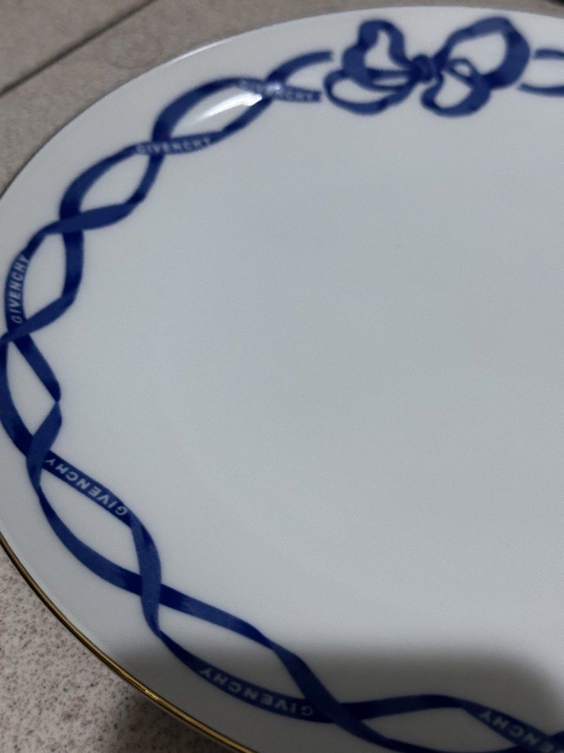 Givenchy plate (Category: Dinnerware & Cutlery) located in Makati City. Submitted by mygoodfinds (Listing ID 1427640883, Image 3). Description: Brandnew all from Japan Sold as set for 800 only… Givenchy Nina Ricci.