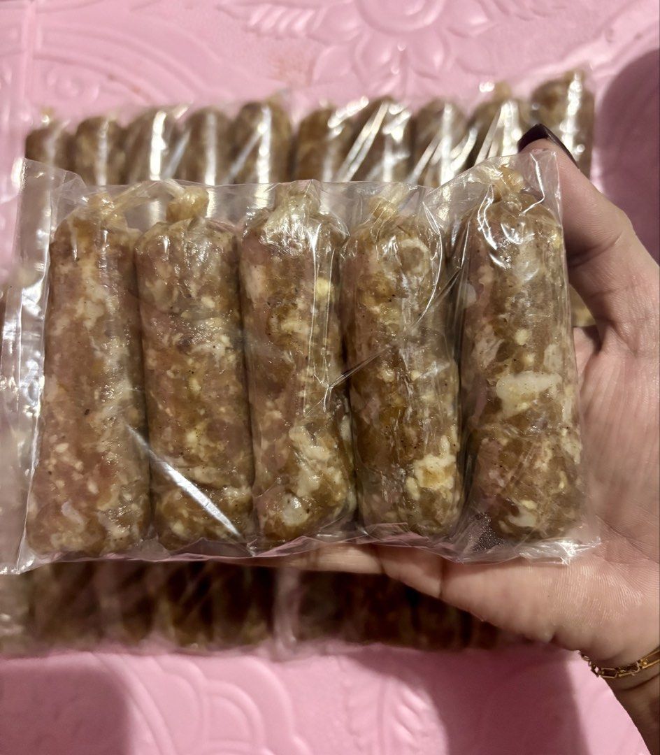 Homemade Longganisa and Embotido (Category: Chilled & Frozen Food) located in Manila. Submitted by jay_cee241623 (Listing ID 1427707153, Image 3). Description: Freshly made homemade skinless longganisa and embotido, perfect for breakfast or any meal. Each piece is individually wrapped for freshness. Available in packs. Ready to cook and enjoy. Made with quality ingredients for a delicious and authentic Filipino taste. We can cater your order for 