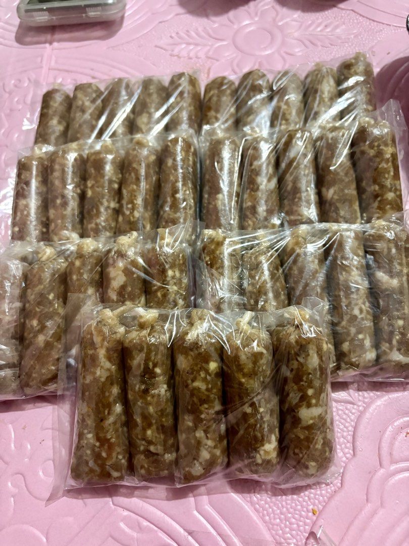 Homemade Longganisa and Embotido (Category: Chilled & Frozen Food) located in Manila. Submitted by jay_cee241623 (Listing ID 1427707153, Image 2). Description: Freshly made homemade skinless longganisa and embotido, perfect for breakfast or any meal. Each piece is individually wrapped for freshness. Available in packs. Ready to cook and enjoy. Made with quality ingredients for a delicious and authentic Filipino taste. We can cater your order for 