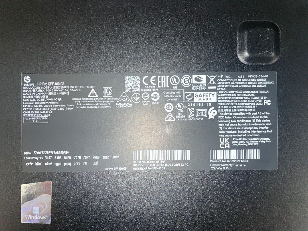HP ProDesk 400 G6 SFF Desktop PC413277042016276483