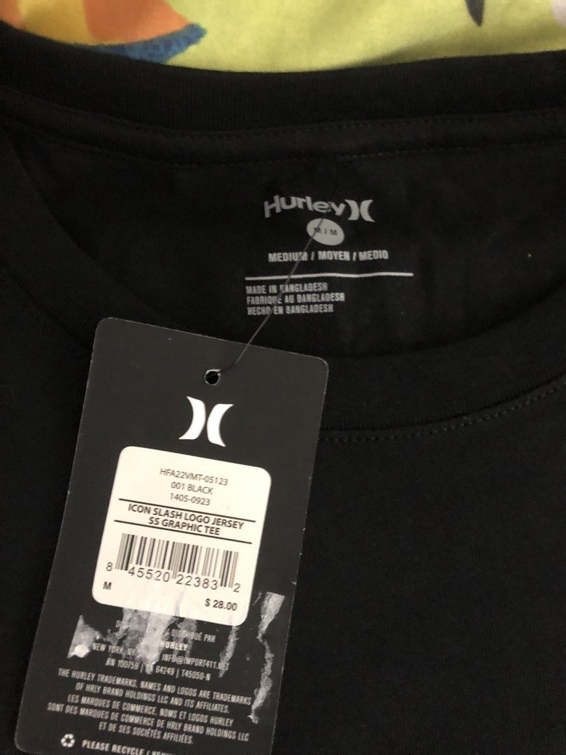 Hurley Icon Slash Logo Jersey SS Graphic Tee (Category: Tshirts & Polo Shirts ) located in Bacoor. Submitted by arvzzy (Listing ID 1427685310, Image 2). Description: BRANDNEW Medium on Tag 20x28.