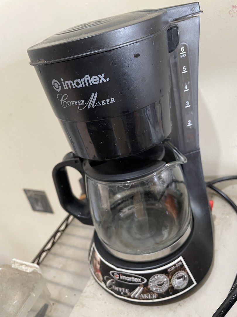Imarflex Coffee Maker ICM-310 (Category: Coffee Machines & Makers) located in Manila. Submitted by akingkingking (Listing ID 1427691327, Image 2). Description: As is. Rfs - declutter. Not been used for a while Pick up location - Sta. Mesa Manila Buyer to shoulder shipping fee.