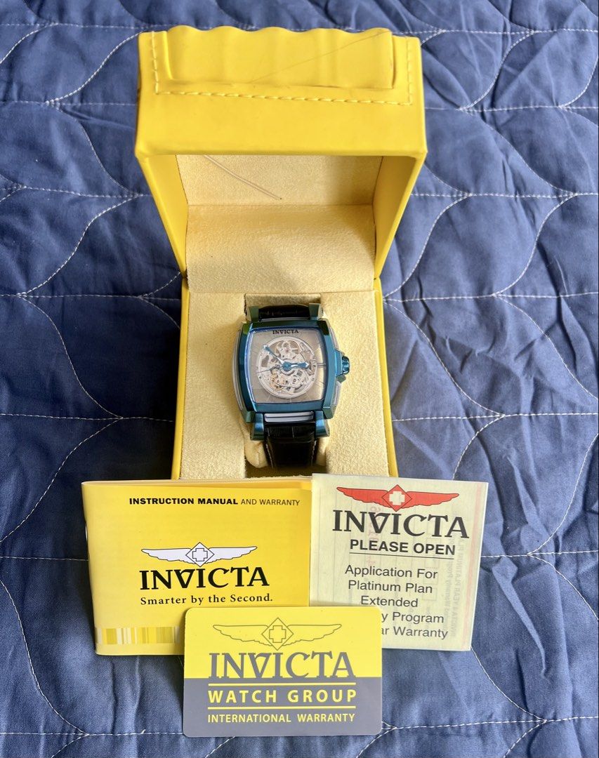 Invicta Reserve Skeleton Watch (Category: Men's Watches) located in Davao. Submitted by timepiece_davao (Listing ID 1427676220, Image 1). Description: INVICTA RESERVE SAPPHIRE GHOST Swiss Movement 26 Jewels Skeleton Automatic Model # 22837 48mm Black/Red Leather strap Good as new (with factory stickers) Inclusions: original box and papers.