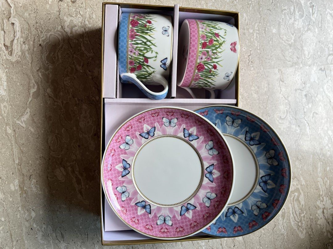 Italy Porcelain Tea Cup Set Gift Set