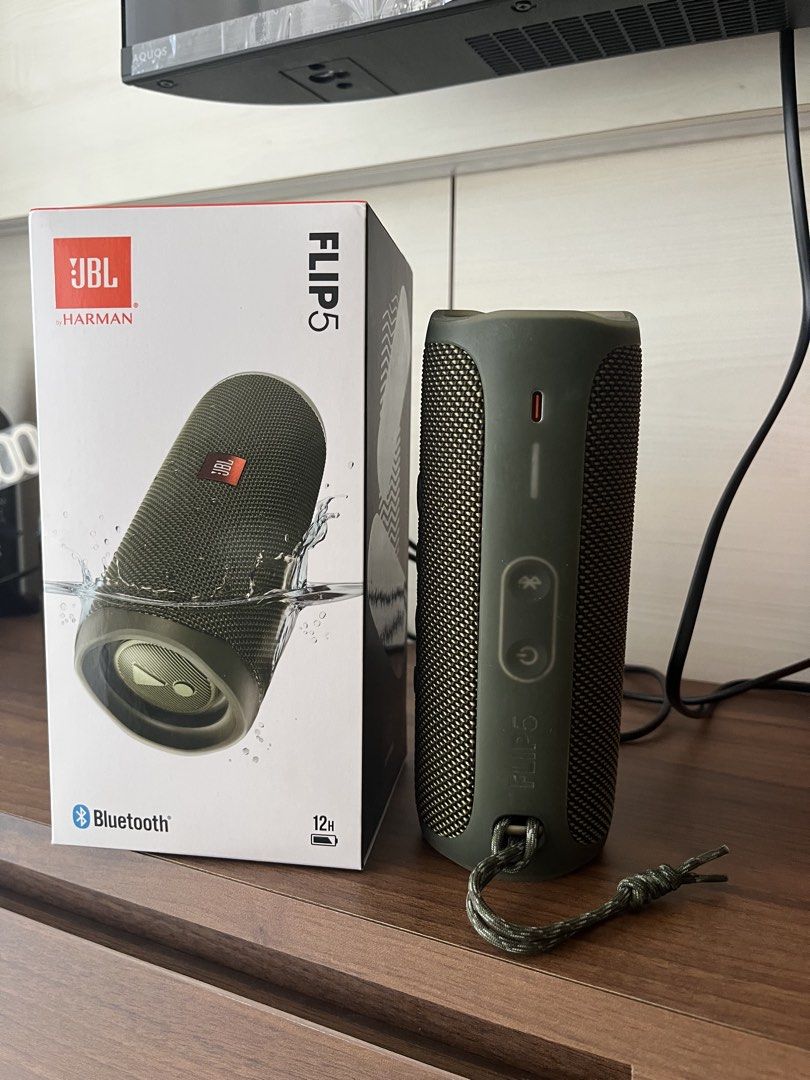 JBL Flip 5 Bluetooth Speaker - Green410532019501148161
