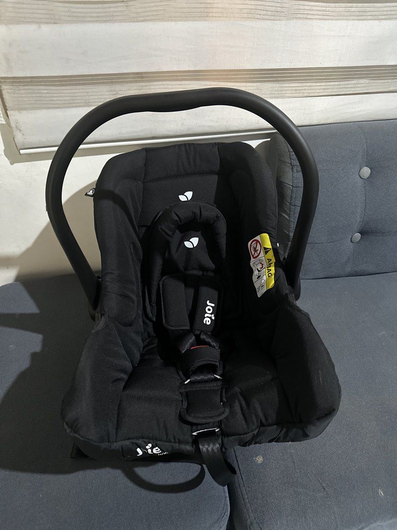 Joie Infant Car Seat (Category: Car Seats) located in Bulacan. Submitted by adethangeles (Listing ID 1427774679, Image 2). Description: Used once lag for testing Complete with tags and box and hood Rfs: bought another one.