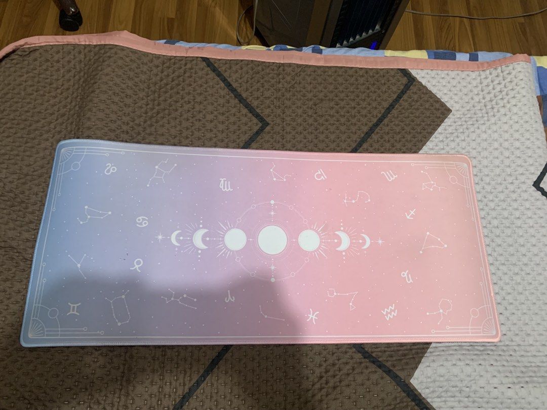 MD Mousepad - Astral Mystique design (Category: Mouse & Mousepads) located in Llanera. Submitted by YMajor (Listing ID 1427705497, Image 2). Description: MD Mousepad Astral Mystique design Size: 70x30cm 4mm thick rfs: decluttering, need funds for thesis .