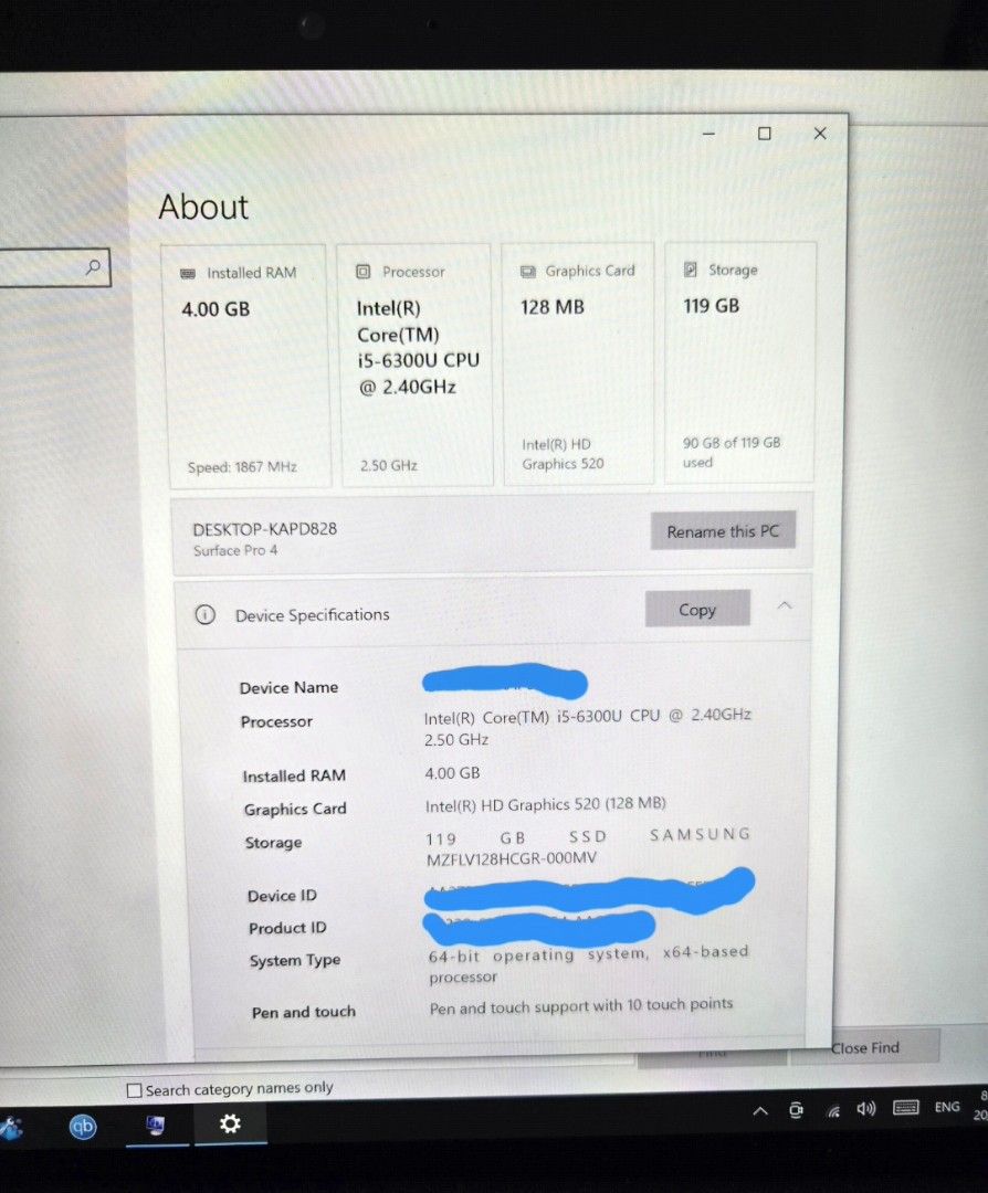 Microsoft Surface Pro 4 Tablet with Keyboard405948855852748801
