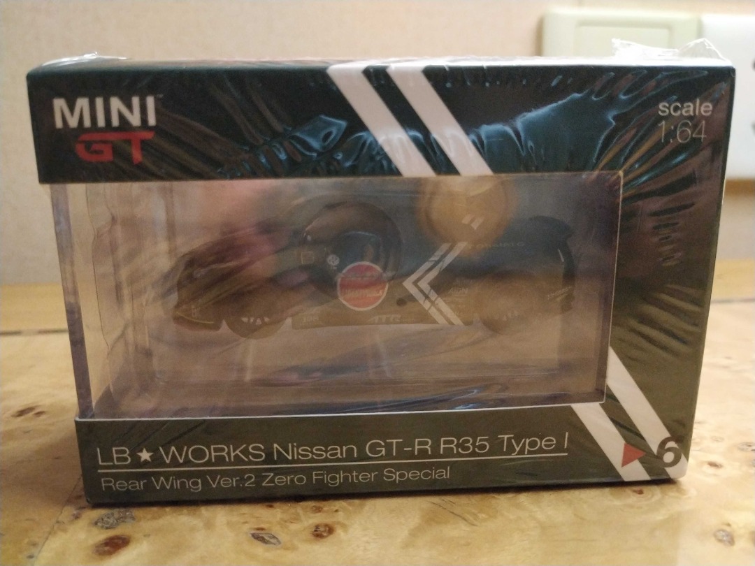 MINI GT 6 LBWK Nissan GT-R (R35) Zero Fighter Special Type 1, Rear Wing ...