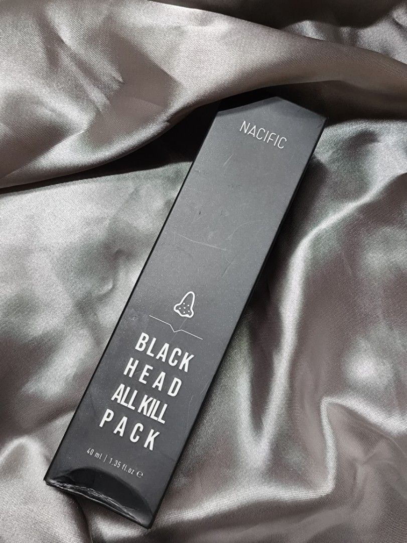 NACIFIC Black Head All Kill Pack (Category: Face Care) located in Tarlac. Submitted by redbluehatter (Listing ID 1427651682, Image 3). Description: NACIFIC Black Head All Kill Pack. This product is designed to remove blackheads. The packaging indicates a 40 ml / 1.35 fl oz size. The product is in its original packaging..