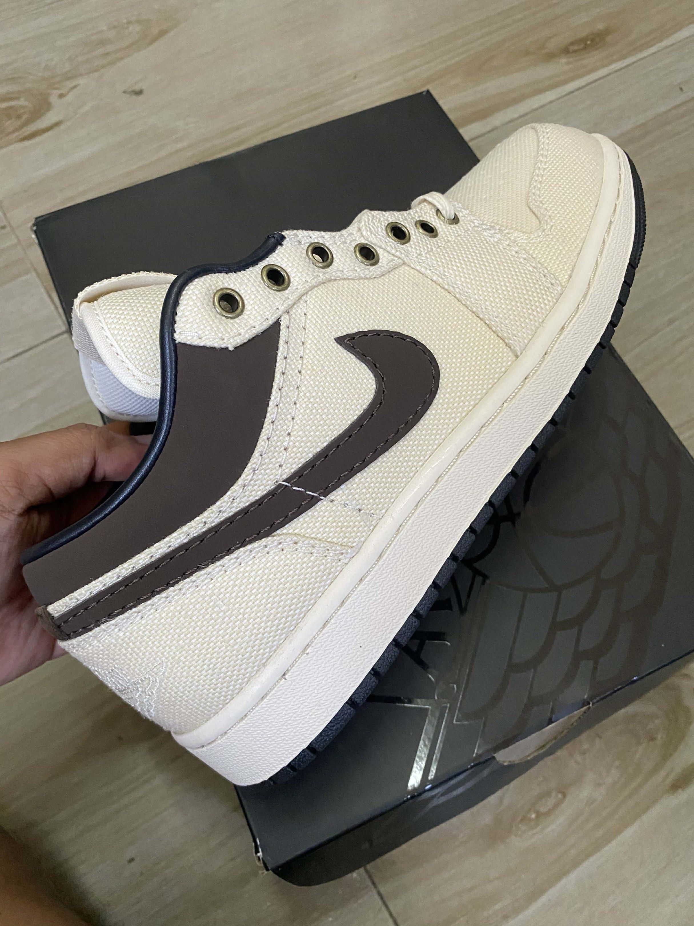 Nike Air Jordan 1 Low Premium (Category: Sneakers) located in Cagayan de Oro. Submitted by elviecup (Listing ID 1427640179, Image 2). Description: Nike Air Jordan 1 Low Premium sneakers in the Pale Ivory/Baroque Brown RFS: di bet yung color .