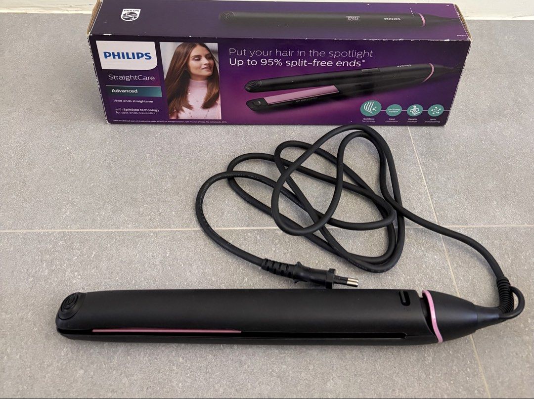 Philips StraightCare Advanced Hair Straightener, Beauty & Personal Care ...