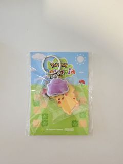 Pokemon Pokopia Ditto and Pikachu Keychain, Hobbies & Toys, Toys ...