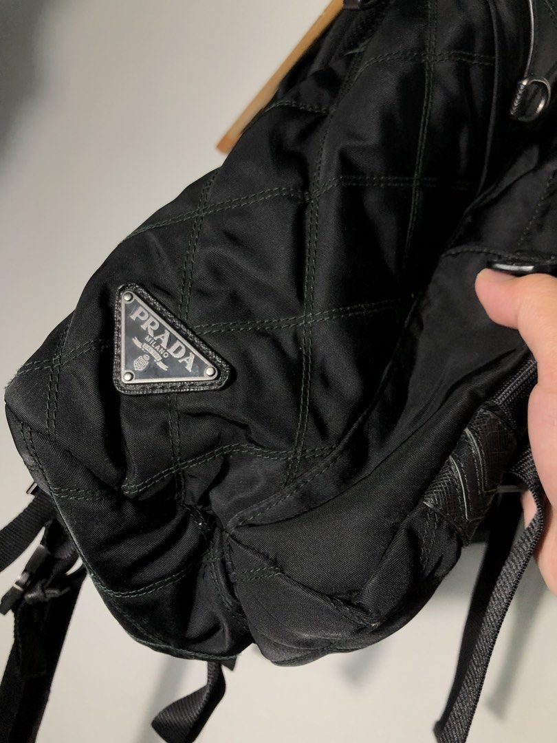 Prada Black Backpack (Category: Luxury Bags & Wallets) located in Manila. Submitted by mekabee_moon (Listing ID 1427706755, Image 2). Description: .