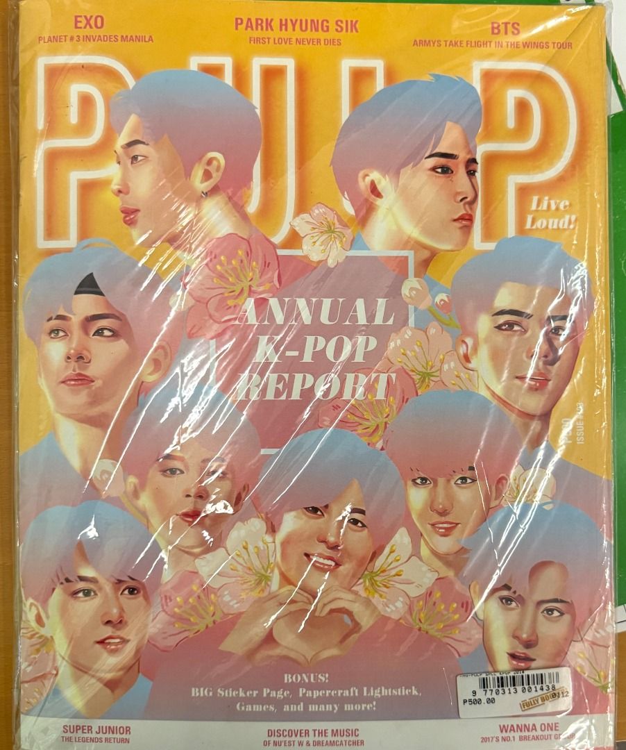 Pulp Magazine Annual K-Pop Report (Category: Magazines) located in Manila. Submitted by vimdc888 (Listing ID 1427679139, Image 3). Description: Pulp Magazine Annual K-Pop Report RFS: Decluttering MOP: GCash or Maya. If cash payment is preferred, an additional Php 30 will be added to the agreed item price. Mode of Delivery: Lalamove or GrabExpress. Booking and shipping fees will be shouldered by the buyer. • Meetup is available only if you prefer 