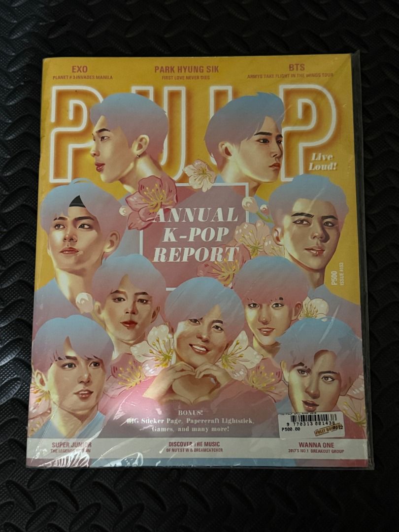 Pulp Magazine Annual K-Pop Report (Category: Magazines) located in Manila. Submitted by vimdc888 (Listing ID 1427679139, Image 1). Description: Pulp Magazine Annual K-Pop Report RFS: Decluttering MOP: GCash or Maya. If cash payment is preferred, an additional Php 30 will be added to the agreed item price. Mode of Delivery: Lalamove or GrabExpress. Booking and shipping fees will be shouldered by the buyer. • Meetup is available only if you prefer 