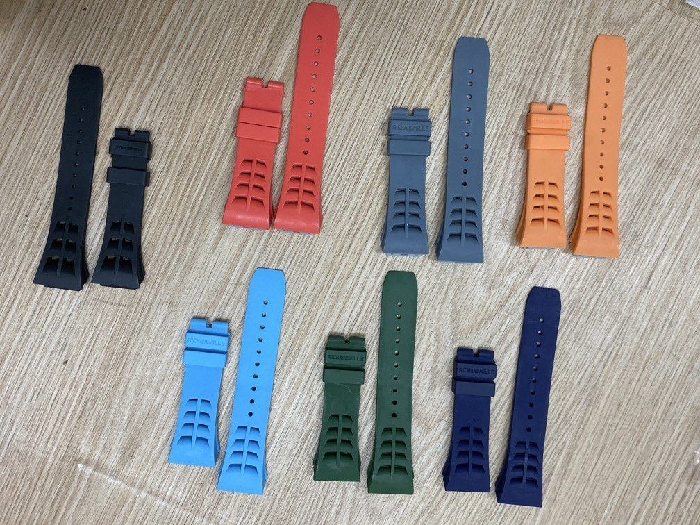 Richard Mille Style Rubber Watch Straps (Category: Luxury Watches) located in Manila. Submitted by leywatch3s (Listing ID 1427678065, Image 1). Description: Onhand available .