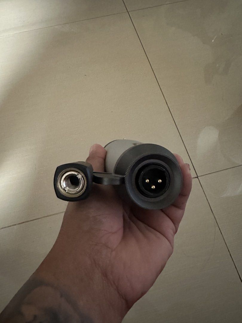 Samson C03 Multi-Pattern Condenser Microphone (Category: Microphones) located in Maasin. Submitted by coolbordz (Listing ID 1427642484, Image 3). Description: Samson C03 multi-pattern condenser microphone. It has a silver body with a black mesh head. The microphone has a switch for different polar patterns. It includes an XLR connector and a microphone holder. Free microphone pop filter. .