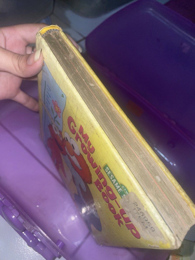 childrens book bundle (Category: Children's Books) located in Manila. Submitted by sapsari (Listing ID 1427652573, Image 2). Description: TAKE ALL FOR 300 -the Sesame Street "My Growing-up Book" with Elmo. - other assorted books "Reading Words with Denny Deer", "Magenta and Me", "Rudolph the Red-Nosed Reindeer", "My Room", "What is Funny?", "Farm Animals", "All About Ears", and " Spring!" - has flaws on the side part, glue. And visible scratches 