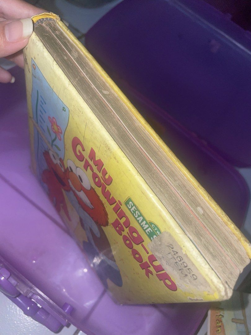 childrens book bundle (Category: Children's Books) located in Manila. Submitted by sapsari (Listing ID 1427652573, Image 3). Description: TAKE ALL FOR 300 -the Sesame Street "My Growing-up Book" with Elmo. - other assorted books "Reading Words with Denny Deer", "Magenta and Me", "Rudolph the Red-Nosed Reindeer", "My Room", "What is Funny?", "Farm Animals", "All About Ears", and " Spring!" - has flaws on the side part, glue. And visible scratches 