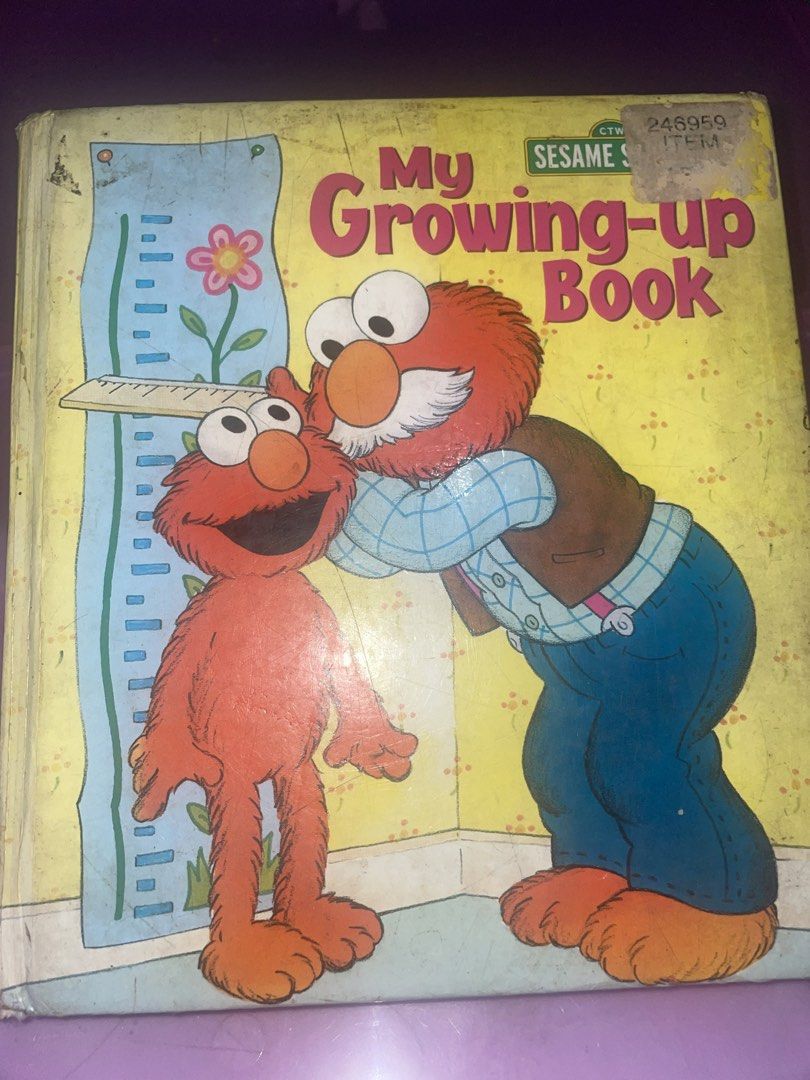 childrens book bundle (Category: Children's Books) located in Manila. Submitted by sapsari (Listing ID 1427652573, Image 1). Description: TAKE ALL FOR 300 -the Sesame Street "My Growing-up Book" with Elmo. - other assorted books "Reading Words with Denny Deer", "Magenta and Me", "Rudolph the Red-Nosed Reindeer", "My Room", "What is Funny?", "Farm Animals", "All About Ears", and " Spring!" - has flaws on the side part, glue. And visible scratches 