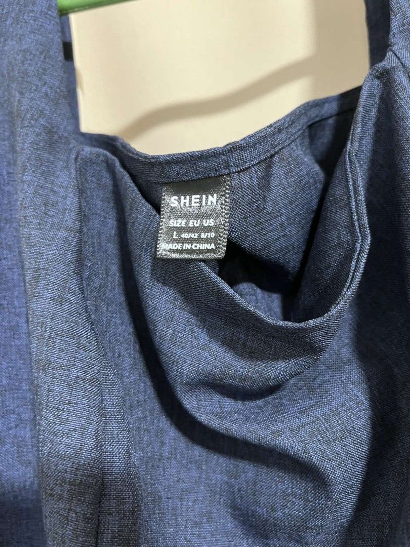Shein Denim Dress with Buttons (Category: Dresses) located in Quezon City. Submitted by hjc18 (Listing ID 1427742953, Image 3). Description: Shein dress, size: large Used once only RFS: Decluttering.