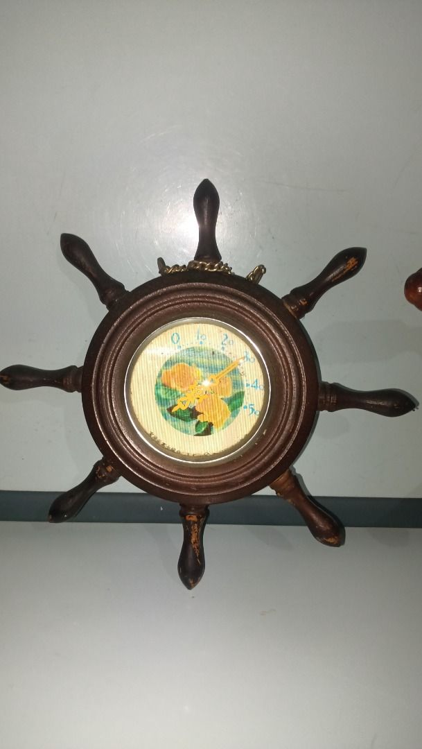 Ship Steering Wheel Thermometer 7.25 inches (Category: Steering, Brakes, Control Parts and Accessories) located in Munoz. Submitted by larryc1212 (Listing ID 1427770089, Image 1). Description: Ship Steering Wheel Thermometer 7.25 inches 1 piece only Item include some scratches due to age, as is were is basis Item can be pick up in our Japan surplus shop located in Munoz Nueva Ecija Shipping available at buyer expense Bank Transfer payment. Paymen