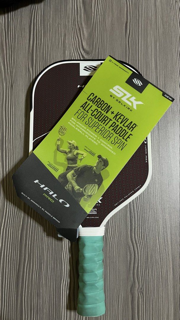 SLK Halo Pro 14mm by Selkirk (Category: Racket and Ball Sports) located in Manila. Submitted by romir.dizon (Listing ID 1427769340, Image 1). Description: Like new condition edge guard since day 1! super sariwa pwede sa maselan can do meetups and shipping rfs: extra paddle .