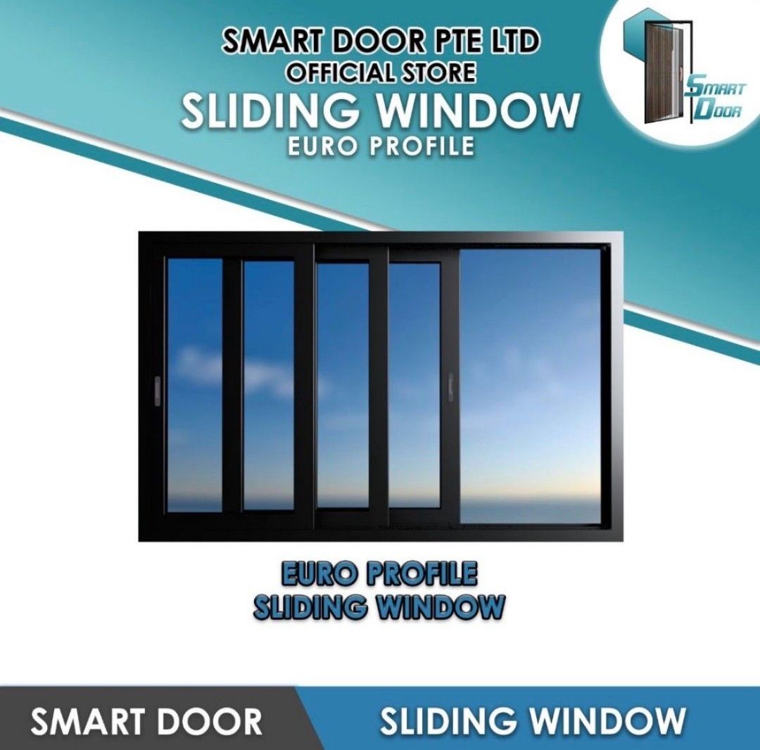 Smart Door Euro Profile Sliding Window, Furniture & Home Living ...