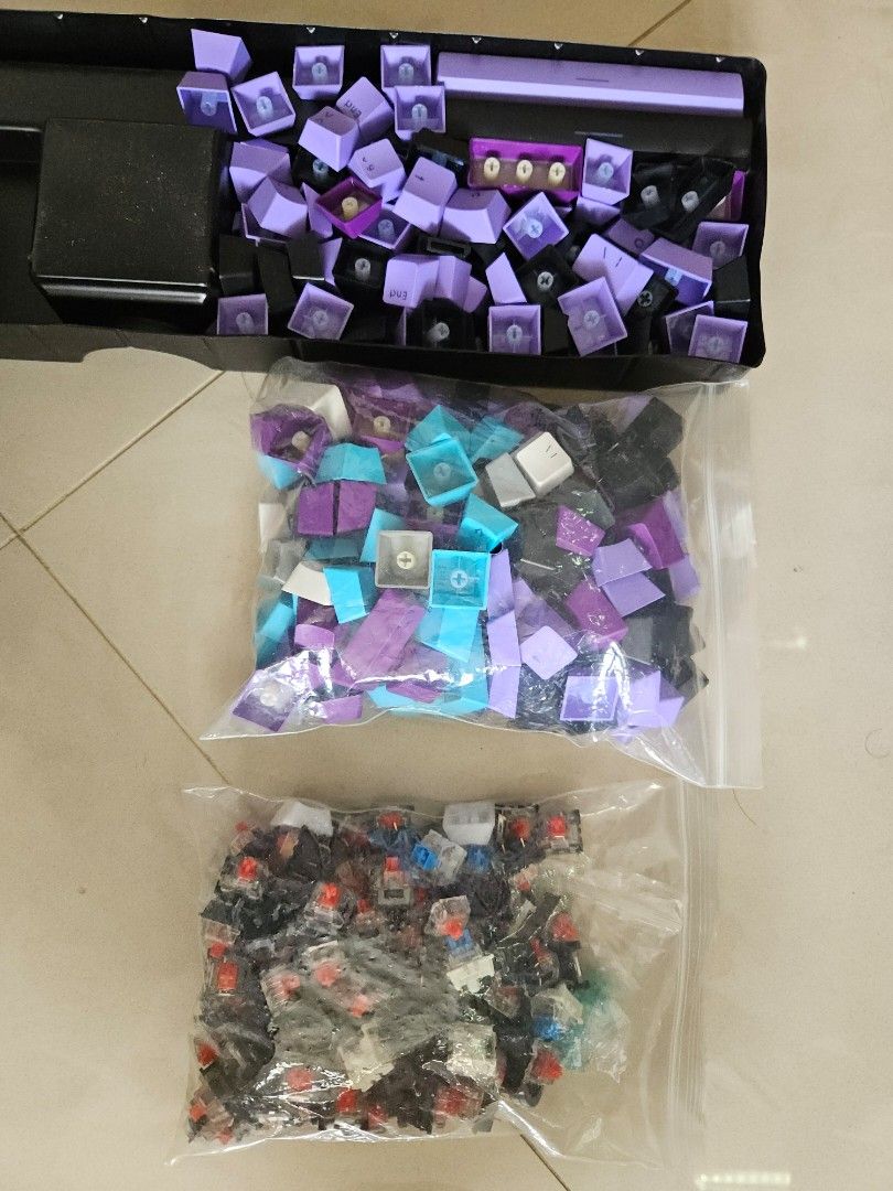 Spare Keyboard Keycaps and switches460401456165703680