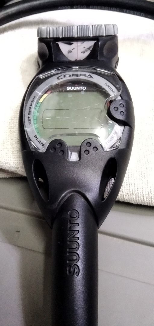 Suunto Cobra Dive Computer with SK7 Compass console LIKE NEW (Category: Other Sports Equipment and Supplies) located in Davao. Submitted by blake.auge (Listing ID 1427662192, Image 3). Description: Suunto Cobra dive compyer with Suunto SK7 compass combo console compter functions perfectly, needs new battery used only few times, like new, mint condition. small scratches on protective cover are not visible underwater air integrated please PM any qu