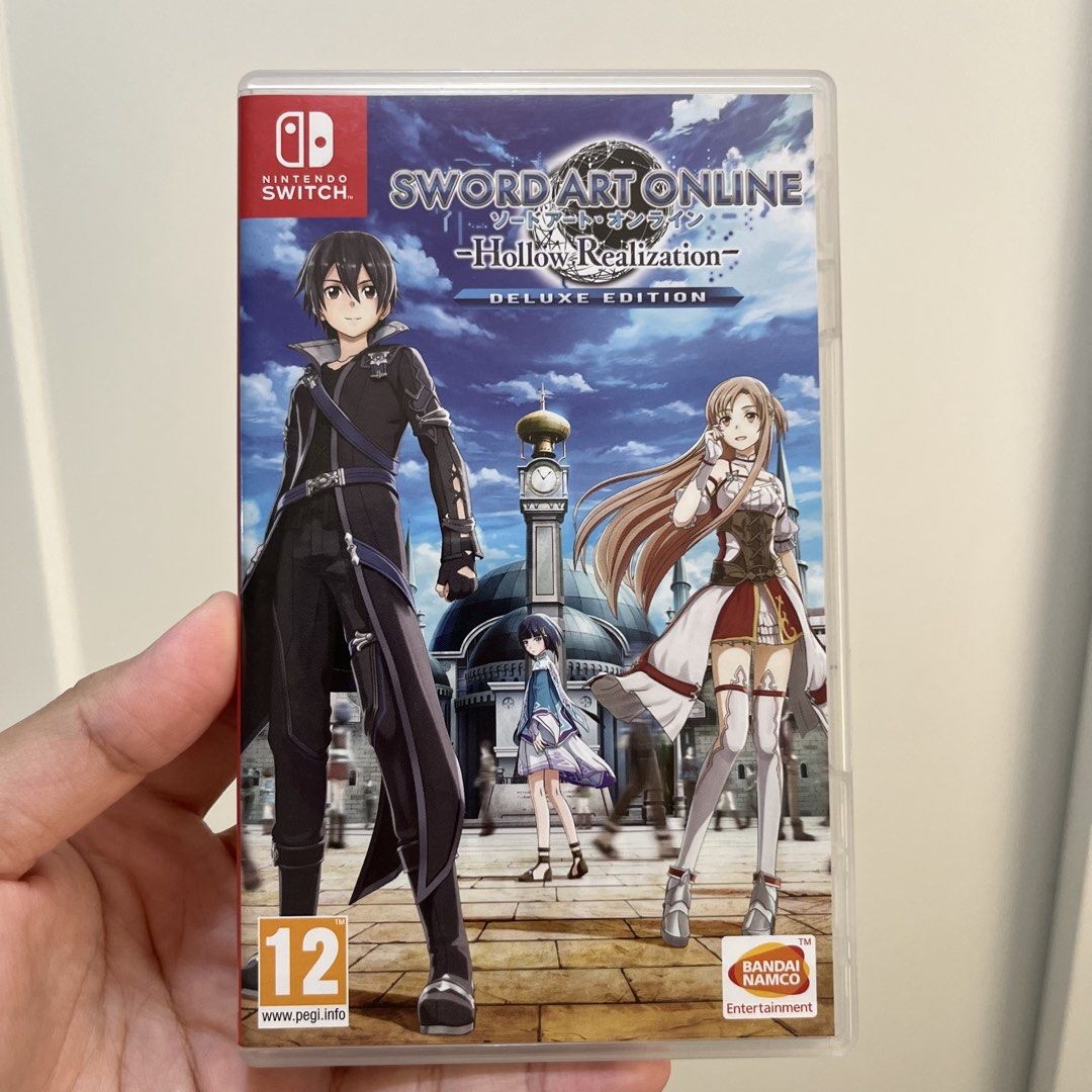 Sword Art Online Hollow Realization switch game (Category: Nintendo) located in Manila. Submitted by sweettotes_ph (Listing ID 1427674000, Image 1). Description: No issues Fully working Good condition I have other games feel free to check my listings :) For pickup or delivery Bdo Gcash Maya Gotyme Cod payment.