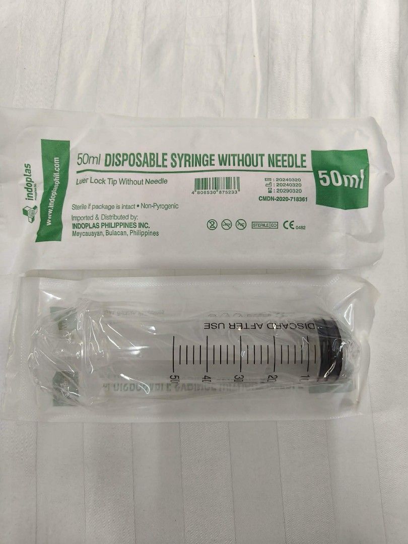 Syringe 1cc, 3cc, 5cc, 10cc, (Category: Medical Supplies & Tools) located in Manila. Submitted by atarah1225 (Listing ID 1427674252, Image 3). Description: .