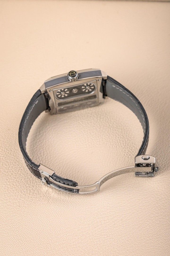 Tag Heuer (Category: Luxury Watches) located in Makati City. Submitted by vintage.grail (Listing ID 1427684397, Image 3). Description: Tag Heuer Monaco V4 Limited Edition Automatic Titanium Skeleton Ref: WAW2080.FC6288 watch and tag only.