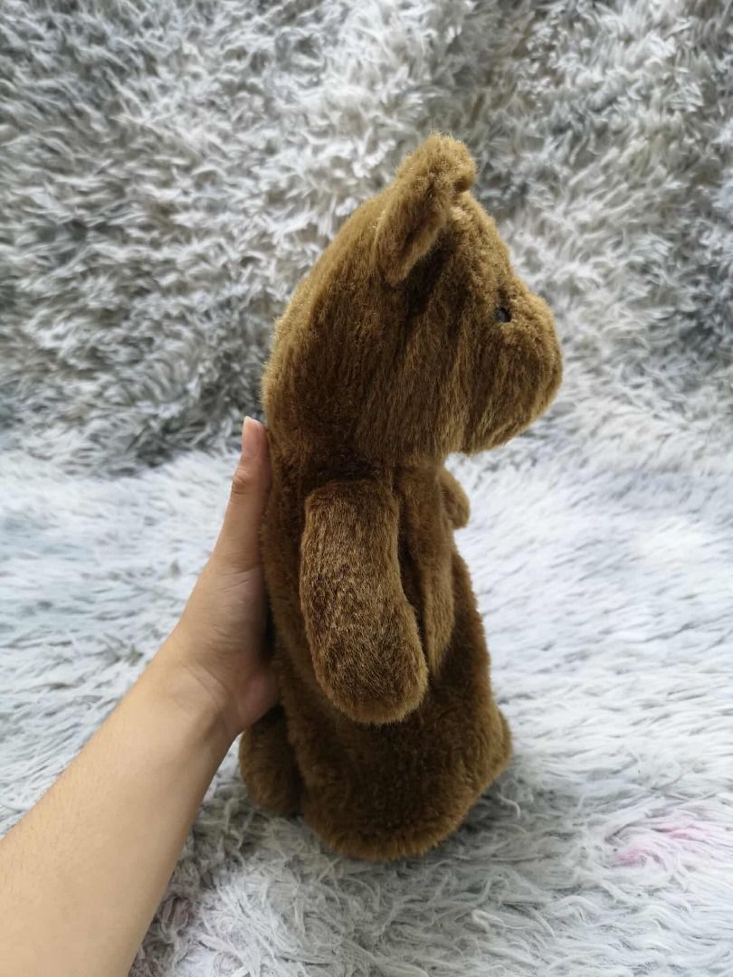 Teddy Bear Hand Puppet (Category: Plushies & Soft Toys) located in Santa Cruz. Submitted by jmy_surplus.2 (Listing ID 1427675421, Image 3). Description: Size ; L - 12.3 W - 7.4 Color ; Brown Type ; Puppet Brand ; No brand Material ; Fabric Style ; Brown teddy bear Hand Puppet LG 59 JMY 5 Batch #194.