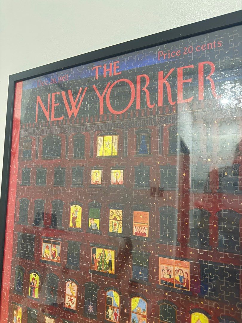 The New Yorker Puzzle Wall Decor (Category: Frames & Pictures) located in Pasig City. Submitted by andrei.decyy (Listing ID 1427776461, Image 2). Description: Comes with frame You can remove the puzzle and guluhin again.