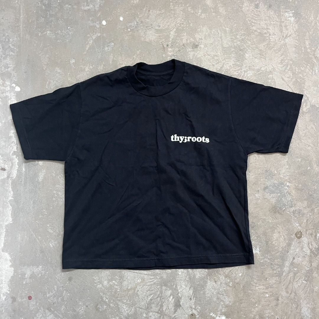 ThyRoots Semi;Colon (Category: Tshirts & Polo Shirts ) located in Quezon City. Submitted by wipdeclutter (Listing ID 1427691482, Image 3). Description: Semi;Colon (measured in inches) Length 23 Width (pit) 20.5 Sleeve length 8.1 New, never worn 2 shirts available (t-cross & semi;colon) ₱600 each ₱1,000 for both Retail price: ₱800 each [See photos for details].