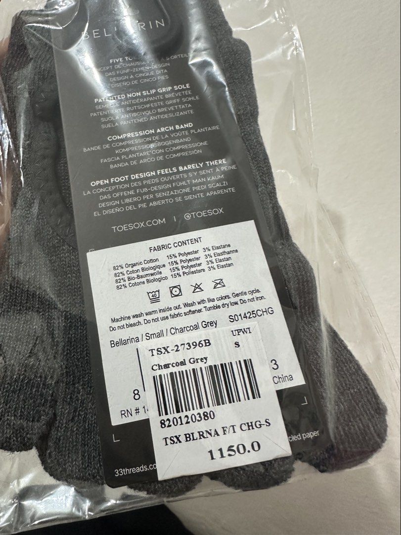 Toesox Ballerina Full Toe Grip Socks (Category: Socks & Tights) located in Manila. Submitted by jean_closet (Listing ID 1427745584, Image 2). Description: Rfs too many toesox na.