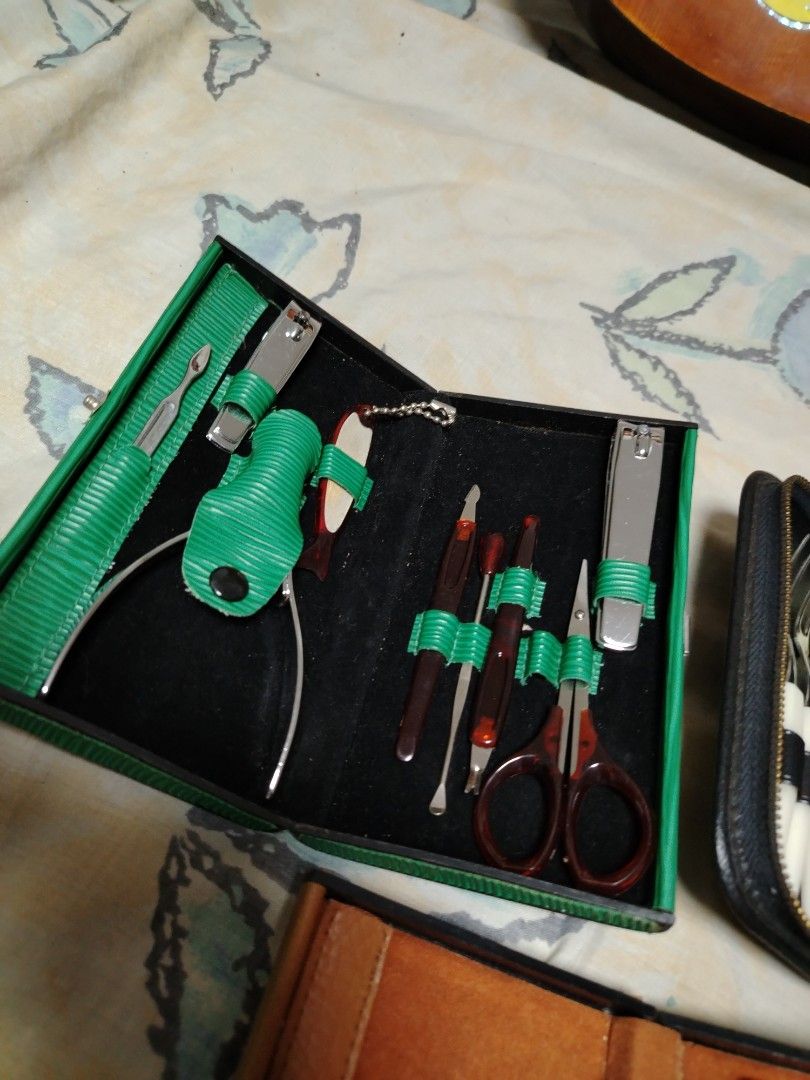 Vintage Manicure Set with Multiple Tools (Category: Hands & Nails) located in Quezon City. Submitted by 09277011179 (Listing ID 1427726314, Image 2). Description: grooming and cutting set ... as is, with missing pieces ... selling as set only pm for faster transaction.