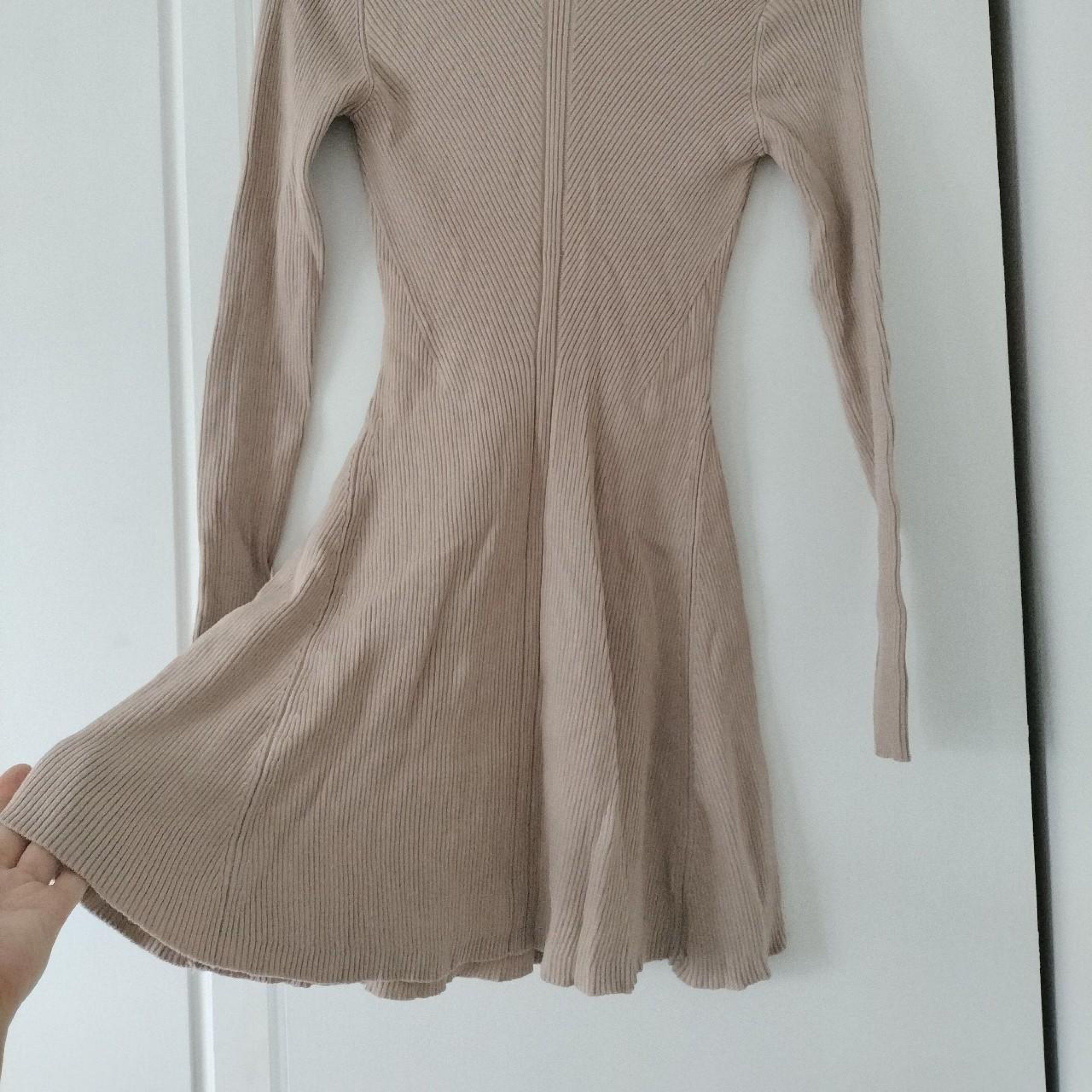 ZARA A-line Sweater Dress (Category: Dresses) located in Pasig City. Submitted by benlaurice (Listing ID 1427714572, Image 3). Description: ✨ZARA A-Line Nude Sweater Dress✨ 🌷Very cozy and aesthetic, great with boots🌷 ✔️Size Small ✔️Color Beige Nude ✔️Fabric Cotton 🌸Like new, with minimal signs of usage🌸 💰RFS need funds 💰Send best offer 💰Negotiable if buying 2+ items 🤝Meetups can be done in: 📍Ortigas Center 📍Salcedo Makati 📍Orchard Masa