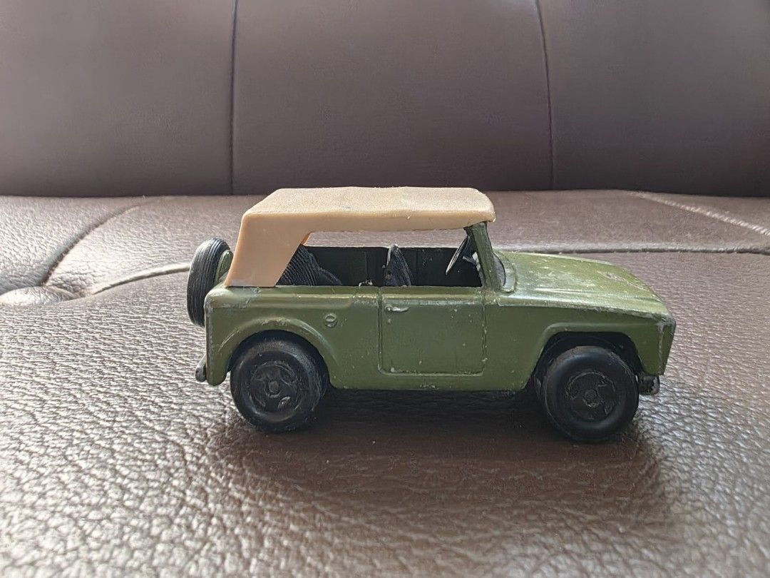 1969 Lesney Matchbox Superfast Field Car (Category: Vehicle & Diecast Models) located in Quezon City. Submitted by daned05 (Listing ID 1427849833, Image 2). Description: This vintage Matchbox Superfast Military Field Car from 1969 is a must-have for any diecast collector. The Jeep-style vehicle features a green military-themed design with a tan roof. It is made of high-quality diecast material and is part of the SUPERFAST series. Made in England 