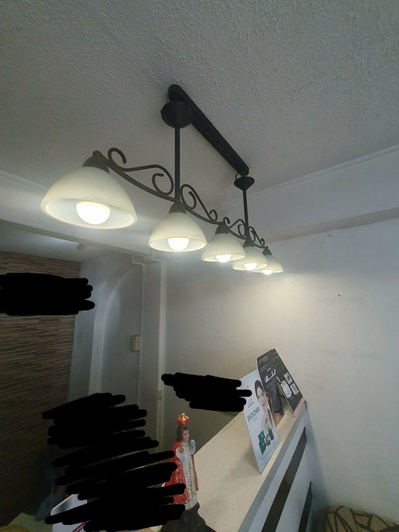 5-Light Ceiling hanging Lamp lights (Category: Lighting) located in Quezon City. Submitted by plsbuymystuff_lol (Listing ID 1427893343, Image 1). Description: Selling hanging lights .