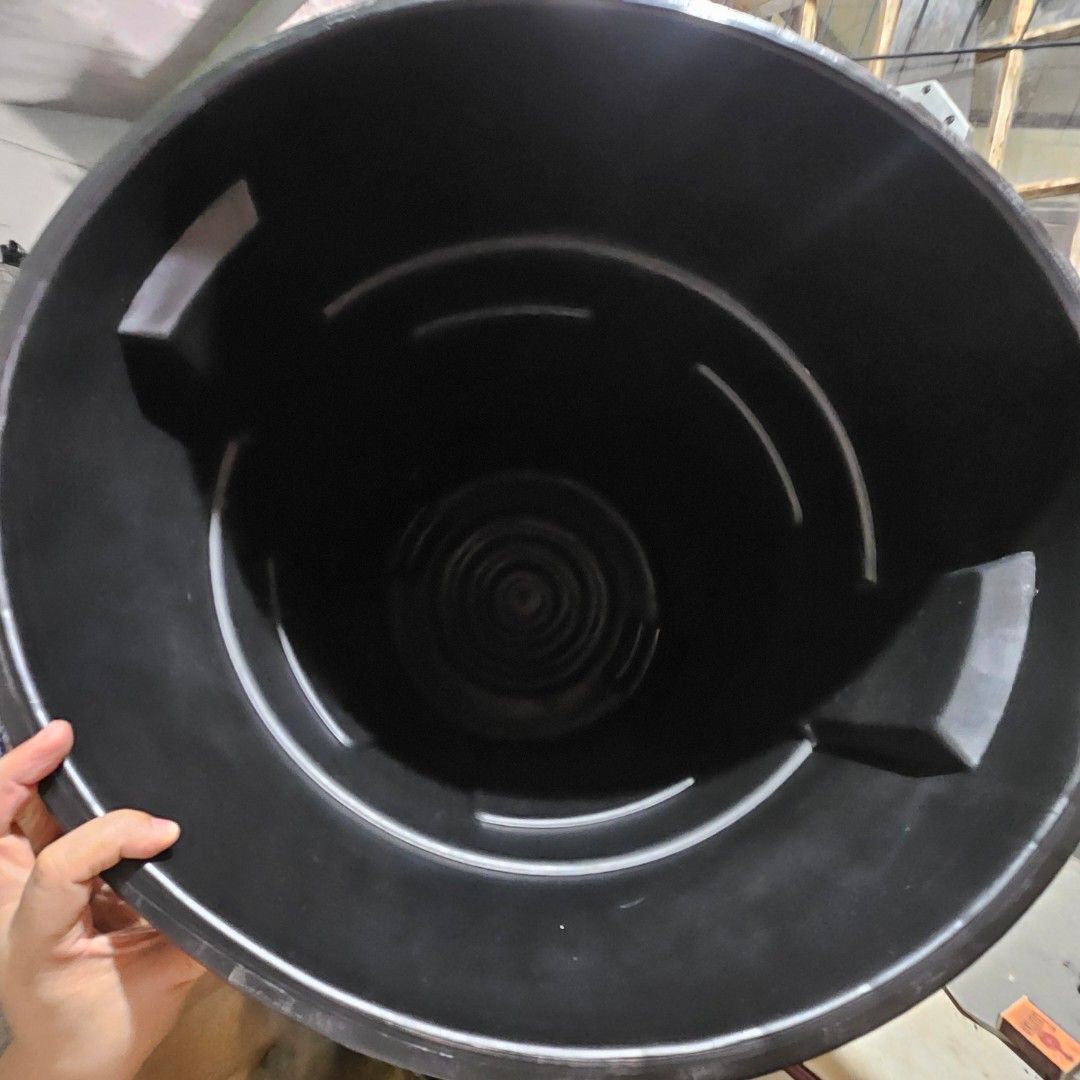 Ace XL Big Trash Can (Category: Storage Boxes & Baskets) located in Rizal. Submitted by cherry_garcia (Listing ID 1427841409, Image 3). Description: - Ace XL Big Trash Can - Black color - Durable material - Large capacity - Ace brand.