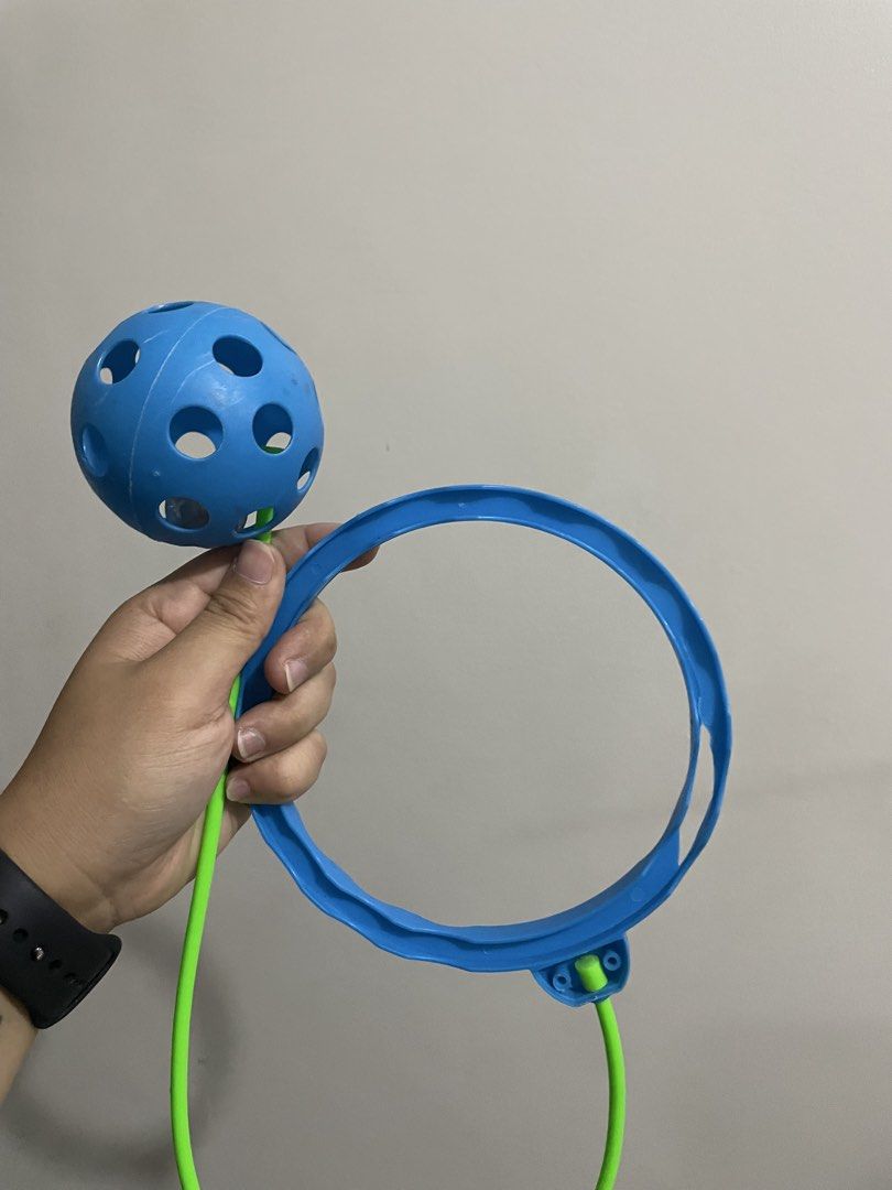 Ankle skip ball (Category: Racket and Ball Sports) located in Manila. Submitted by threethumbsup (Listing ID 1427902014, Image 3). Description: Rfs: decluttering. The hoop is damaged and light isnt working Fixed price and pick up only grand towers manila Packaging as is Gcash or cash exact amount Delivery shouldered by buyer.